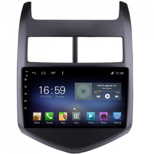 Navigatie Chevrolet Aveo 2010-2013 F-aveo10 Octa Core cu Android Radio Bluetooth Internet GPS WIFI DSP 8+128GB 4G KIT-aveo10+EDT-E609 - Img 2