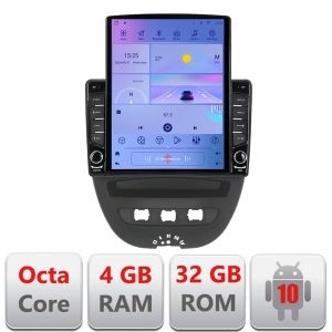 Navigatie Citroen C1 Peugeot 107 Toyota Aygo 2005-2014 Android radio gps internet Octa Core 4+64 LTE KIT-C1+EDT-E710 - Img 2