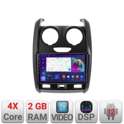 Navigatie Dacia Duster 2012-2019 A-157 2+32 GB Android Waze USB Navigatie Internet Youtube Radio KIT-157+EDT-E209v2