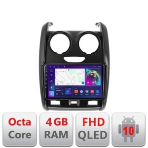 Navigatie Dacia Duster 2012-2019 B-157 Android Ecran QLED octa core 4+64 carplay android auto KIT-157+EDT-E309V3 KIT-157+EDT-E309V3