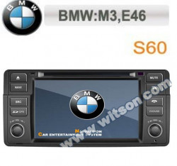 NAVIGATIE DEDICATA BMW SERIA 3 E46 WITSON W2-D9746B PLATFORMA S60 INTERNET 3G DVD GPS TV CARKIT CEL MAI VANDUT MODEL!