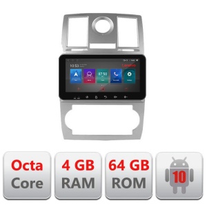 Navigatie dedicata Chrysler 300C 2004-2008 I-CH06 4+64 Lenovo ecran 10.33" Android Waze USB Navigatie Internet Youtube Radio