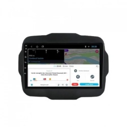 Navigatie dedicata cu Android Jeep Renegade dupa 2014, 2GB RAM, Radio GPS Dual Zone, Display HD IPS 9" Touchscreen, Internet Wi-Fi, Bluetooth, MirrorLink, USB, Waze
