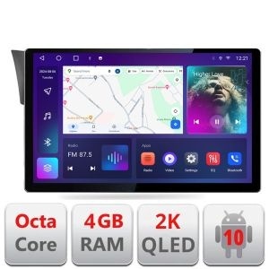 Navigatie dedicata Edonav Honda Fit 2008-2013, Ecran 2K QLED 13",Octacore,4Gb RAM,32Gb Hdd,4G,360,DSP,Carplay,Bluetooth EDT-E513-PRO KIT-fit-08+EDT-E413-2K