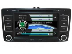 NAVIGATIE DEDICATA SKODA OCTAVIA 2 MODEL XTRONS PF710TSS ECRAN 7" MENIURI OEM DVD GPS CARKIT PRELUARE AGENDA TELEFONICA FARA RAMA ADAPTOARE