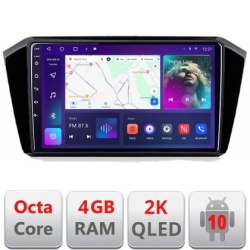 Navigatie dedicata VW Passat 2015- C-518 Android Octa Core Ecran 2K QLED GPS 4G 4+32GB 360 KIT-518+EDT-E410-2K