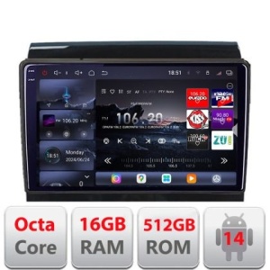 Navigatie Fiat Ducato Citroen Jumper Peugeot Boxer 2006-2021, Opel Movano 2022-2025 variante cu radio cd sau navigatie de fabrica Android 12+256GB KIT-ducato-high+EDT-E809-2K