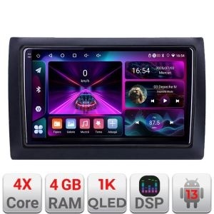 Navigatie Fiat Stilo A-STILO 4+64 InCell Display 1K Android Waze USB Navigatie Internet Youtube Radio KIT-stilo+EDT-E209-RK