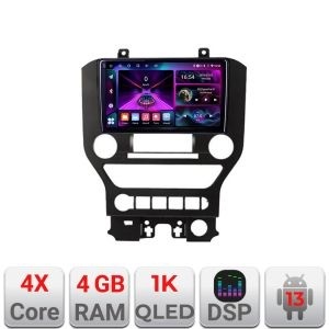 Navigatie Ford Mustang 2015-2020 A-MUSTANG-NAVI 4+64 InCell Display 1K Android Waze USB Navigatie Internet Youtube Radio KIT-mustang-navi+EDT-E209-RK