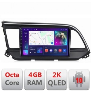 Navigatie HHyundai Elantra 2018- C-1581 Android Octa Core Ecran 2K QLED GPS 4G 4+32GB 360 KIT-1581+EDT-E409-2K KIT-1581+EDT-E409-2K