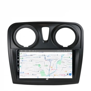 Navigatie HUB64 Dacia Logan / Sandero, 4GB RAM, Android 13, Octacore, Slot Sim 4G, DSP, GPS, Wi-FI, Carplay, Android Auto, USB, Bluetooth, Waze, Touchscreen, 9 inch - Img 2