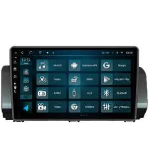 Navigatie HUB64 Dacia Sandero / Logan (2021-Prezent), 4GB RAM, Android 13, Octacore, Slot Sim 4G, DSP, GPS, Wi-FI, Carplay, Android Auto, USB, Bluetooth, Waze, Touchscreen, 10.1 inch - Img 2