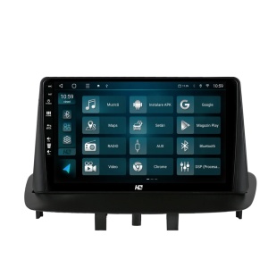 Navigatie HUB64 Renault Megane 3 / Fluence (2009-2016), 8GB RAM, Android, Octacore, Slot Sim 4G, DSP, GPS, Wi-FI, Carplay, Android Auto, USB, Bluetooth, Waze, Touchscreen, 9 Inch - Img 3