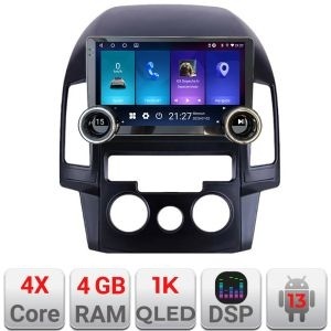 Navigatie Hyundai I30 2009-2012 clima manuala Kit-i30ac 4+64 10.5 inch Incell 1K android Wifi 5Ghz gps internet et GPS WIF KIT-i30ac+EDT-E211-RK