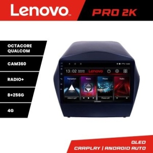 Navigatie Hyundai IX35 Lenovo Kit-361 8 core QLED 2K 8+256 360 Android Waze USB Navigatie Internet Youtube Radio KIT-361+PRO-2K-9-8+256