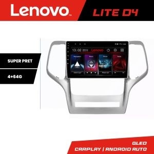 Navigatie Jeep Gran Cherokee 2011-2013 Lenovo Kit-GRCHE 4+64 GB Android Waze USB Navigatie Internet Youtube Radio KIT-grche+LITE-D4-9-4+64