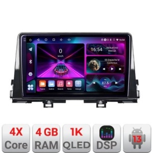 Navigatie Kia Picanto 2016- A-2217 4+64 InCell Display 1K Android Waze USB Navigatie Internet Youtube Radio KIT-2217+EDT-E209-RK