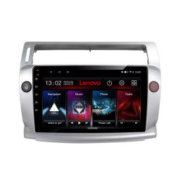 NAVIGAȚIE LENOVO ANDROID 10 DEDICATĂ CITROEN C4 2005-2010 ECRAN CAPACITIV OCTACORE 2GB RAM 32 GB ROM DVR CARKIT BLUETOOTH MIRROR LINK MODEL LENOVO KIT-088+EDT-E509
