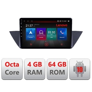 NAVIGAȚIE LENOVO ANDROID DEDICATĂ BMW X1 E84 ECRAN CAPACITIV OCTACORE 4GB RAM 64GB ROM DVR CARKIT BLUETOOTH MIRROR LINK MODEL LENOVO KIT-219+EDT-E510-PRO