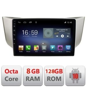 Navigatie Lexus RX 2003-2009 F- rx-03 Octa Core cu Android Radio Bluetooth Internet GPS WIFI DSP 8+128GB 4G kit-rx-03+EDT-E609