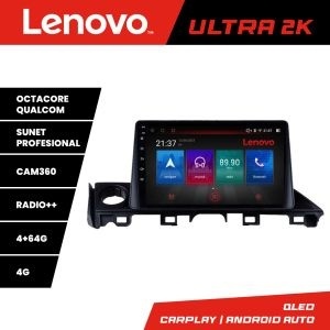 Navigatie Mazda 6 2018- Lenovo Kit-MAZDA6-18 8 core QLED Qualcomm 4+64 360 Android Waze USB Navigatie Internet Youtube Radio KIT-mazda6-18+ULTRA-9-4+64
