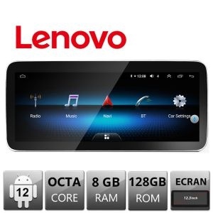 Navigatie Mercedes GLC -V Class - C Class W205 2015-2019 8+128 Pro 4G Lenovo Brillante kit-12.3-glc+D1-PRO-BBA-BZ-8+128