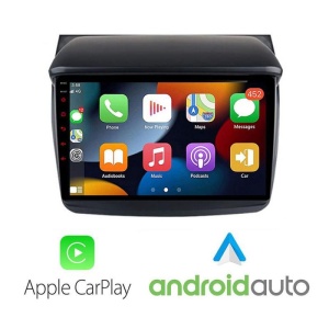 Navigatie Dedicata Mitsubishi L200 2006-2014 Ecran 9” Functie Carplay Android Auto Radio Carkit Bluetooth Intrare Camera Marsarier USB Comenzi Volan Model J-094