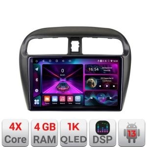 Navigatie Mitsubishi Space Star Mirage Attrage 2012- 4+64 InCell Display 1K Android Waze USB Navigatie Internet Youtube Radio kit-spacestar+EDT-E209-RK