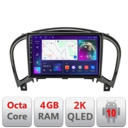 Navigatie Nissan Juke 2010-2015 C-JUKE Android Octa Core Ecran 2K QLED GPS 4G 4+32GB 360 KIT-JUKE+EDT-E409-2K KIT-JUKE+EDT-E409-2K