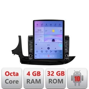 Navigatie Opel Mokka 2016- G-MOKKA2 ecran tip TESLA 9.7" cu Android Radio Bluetooth Internet GPS WIFI 4+32GB DSP 4G Oc KIT-Mokka2+EDT-E709