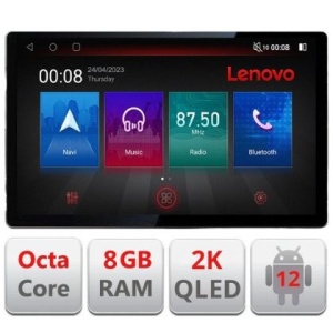 Navigatie Renault Clio 5 N-Clio5 ecran 13" 2K 8+128 Android Waze USB Navigatie 4G 360 Toslink Youtube Radio KIT KIT-clio5+ULTRA-2K-13-8+128 - Img 3