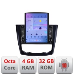 Navigatie Renault Kadjar G-9030 ecran tip TESLA 9.7" cu Android Radio Bluetooth Internet GPS WIFI 4+32GB DSP 4G Octa Core KIT-9030+EDT-E709