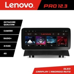 Navigatie Renault Megane 2 K-098 Lenovo PRO 4+64 12.3 inch qled android 4G DSP gps internet 8Core KIT-098+PRO-12.3-4+64