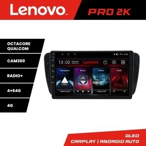 Navigatie Seat Ibiza 2008-2014 Lenovo Kit-246 8 core QLED 2K 4+64 360 Android Waze USB Navigatie Internet Youtube Radio KIT-246+PRO-2K-9-4+64