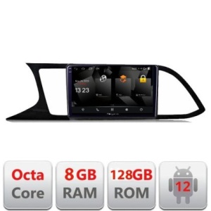 Navigatie Seat Leon MIB Quad Core 5960Pro-306 Android Octa Core Qualcomm 2K Qled 8+128 DTS DSP 360 4G Optical KIT-306+NAM5960Pro-A9Z