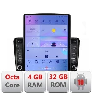 Navigatie Skoda Superb 2 H-Superb2 ecran tip TESLA 9.7" cu Android Radio Bluetooth Internet GPS WIFI 4+32GB DSP 4G Oct KIT-SUPERB2+EDT-E710