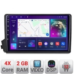Navigatie Ssangyong Kyron Actyon Korando A-158 2+32 GB Android Waze USB Navigatie Internet Youtube Radio KIT-158+EDT-E209v2