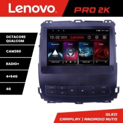 Navigatie Toyota Prado J120 2002-2009 Lenovo Kit- j120 8 core QLED 2K 4+64 360 Android Waze USB Navigatie Internet Youtube Radio v1 kit-j120+PRO-2K-9-4+64_v1
