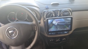 Navigatie Universala 1DIN Android12 Display IPS 9" Touchscreen Reglabil 360 Grade 2 + 32GB Radio GPS Internet Wi-Fi Bluetooth Carplay USB Waze