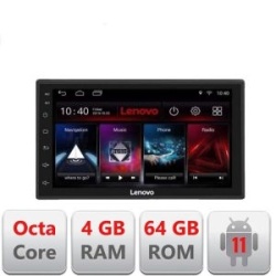 Navigatie universala Lenovo PRO ecran 7" Qled Android 8 core 4+64 4G DSP 360 Wifi radio usb BT GPS carplay android auto PRO-7-4+64