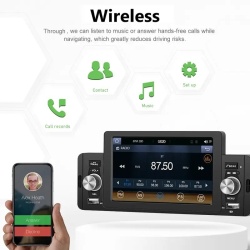 Navigatie Universala MP5 Player Auto PNI Clementine 9555 1DIN Display 5 inch 4 x 50W, Bluetooth, Radio FM, Carplay Wireless, Functie RDS