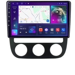 Navigatie VW Golf 5 2004-2010 clima automatica Android radio gps internet quad core 4+64 carplay android auto KIT-golf5-automatic+EDT-E310 - Img 2