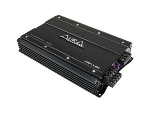 PACHET AMPLIFICATOR SI DIFUZOARE AUTO Aura AMP 4.60, 4 canale, 150W, Clasa AВ + Difuzoare auto midrange Aura SM A654 + Kit de cabluri