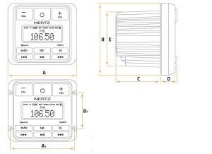 Player digital Marine Hertz HMR 15D