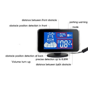 Senzori parcare fata spate cu temporizare cu 8 senzori si display LCD KC-6000J
