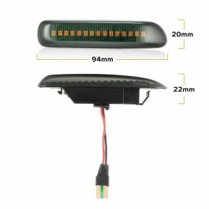 Set 2 Semnalizari Aripa LED Dinamice BMW E46, E46 Compact Non-Facelift - D0247