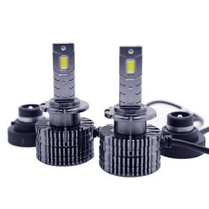 Set de 2 Becuri Faruri Conversie Hid-Led, Steelmate LED D2S Led, Plug & Play, 6000k, Miez Cupru, Radiator Aluminiu Silentios, Calitate Premium LED D2S - Img 2