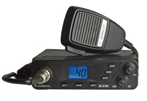 Stație radio CB Albrecht AE 6199, 12V, ASQ, 4W, AM/FM, Scan, LCD multifuncțional