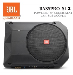 Subwoofer Auto Activ JBL BASSPRO SL2 Model Underseat (sub scaun) 8'' 20 cm 125W RMS Putere Maxima 250W Telecomanda Inclusa
