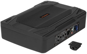 Subwoofer Auto Activ Musway SUB 1 Model Underseat (sub scaun) 8'' 15x20 cm 100W RMS Telecomanda Bass / Volum Putere Maxima 200 W